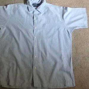 Blue polo button up